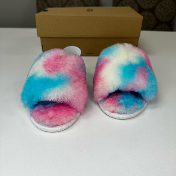 UGG Fluff Yeah Slide Slippers (Toddler) - Picture 10 of 11